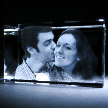 In a Crystal 3D Photo Rectangle 2 2